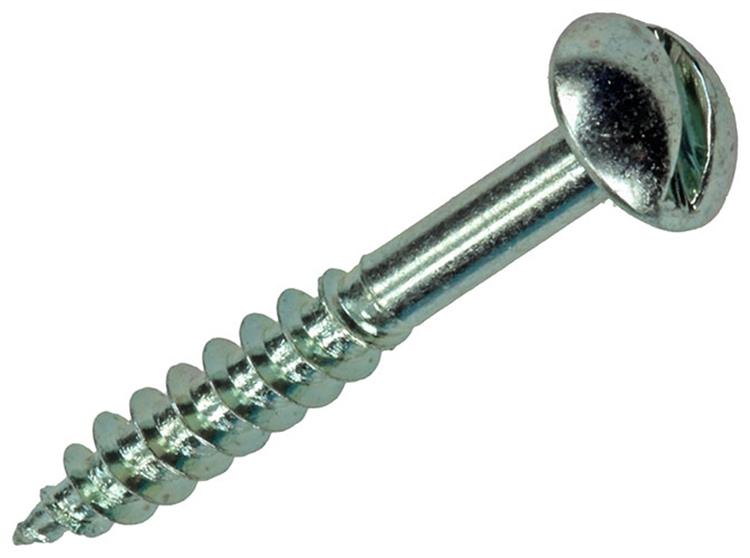 Mack 1017374 - vis à bois à tête cylindrique en acier galvanisé 12 pcs 4,0 x 30 mm | 10 pièces