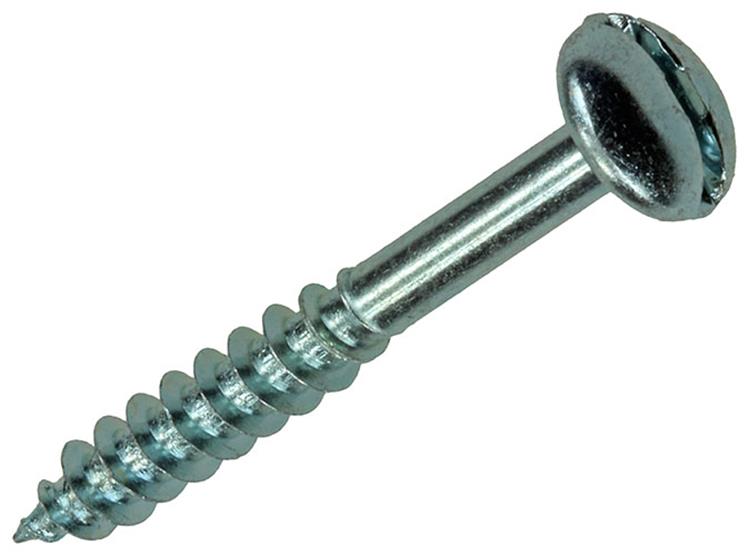 Mack 1017380 - vis à bois à tête cylindrique en acier galvanisé 8 pcs 5,0 x 40 mm | 10 pièces
