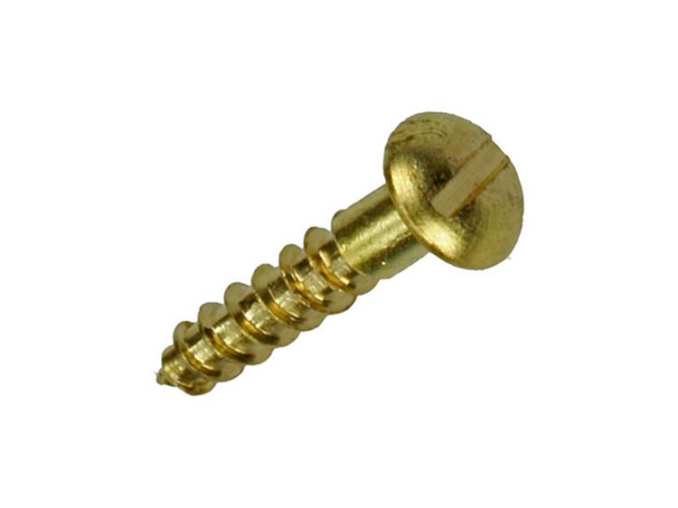 Mack 1019657 - vis à bois tête cylindrique laiton 11 pcs 2,5 x 12 mm | 10 pièces