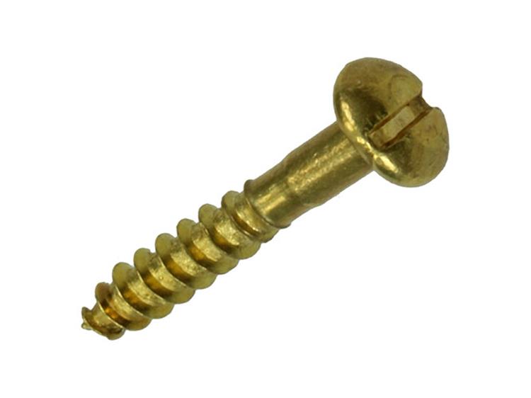 Mack 1019658 - vis à bois tête cylindrique laiton 10 pcs 2,5 x 16 mm | 10 pièces