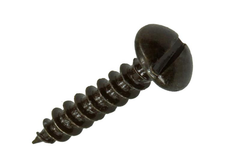 Mack 1017383 - vis à bois tête cylindrique galvanisée noire 20 pcs 3,0 x 16 mm | 10 pièces