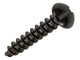 Mack 1017384 - vis à bois tête cylindrique galvanisée noire 15 pcs 3,5 x 20 mm | 10 pièces