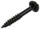 Mack 1017385 - vis à bois tête cylindrique galvanisée noire 10 pcs 4,0 x 30 mm | 10 pièces