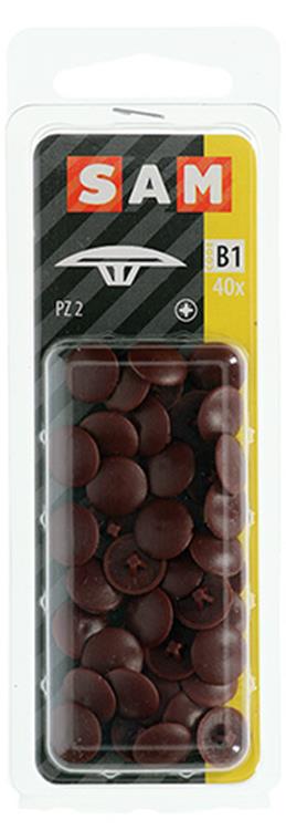 Mack 1017396 - capuchon pour pz writing art. marron 40 pcs pz 2 | 10 pièces
