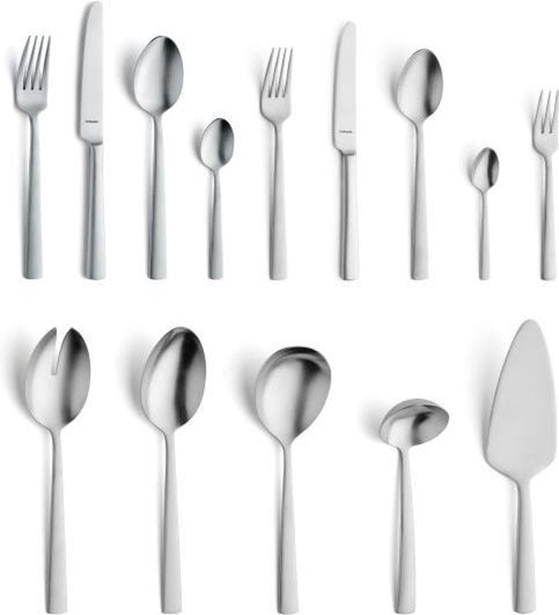 Amefa ventura Ménagère 60 pièces pour 6 personnes - argent mat