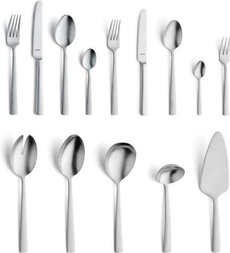 Amefa ventura Ménagère 60 pièces pour 6 personnes - argent mat