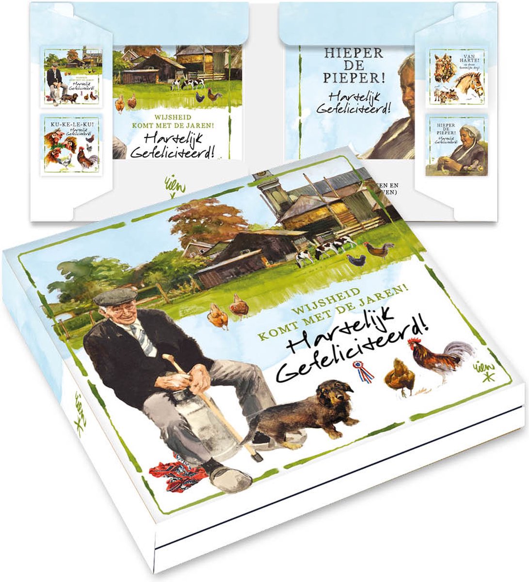 Dossier de cartes Comello vive la ferme - sagesse