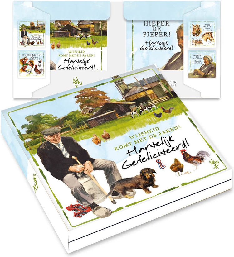 Dossier de cartes Comello vive la ferme - sagesse
