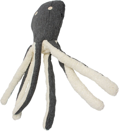 Duvo eco peluche poulpe xl - 70x22x10cm gris