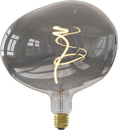 Lampe LED Calex Cobble xxl - e27 - filament - titane - lumière blanc chaud - dimmable
