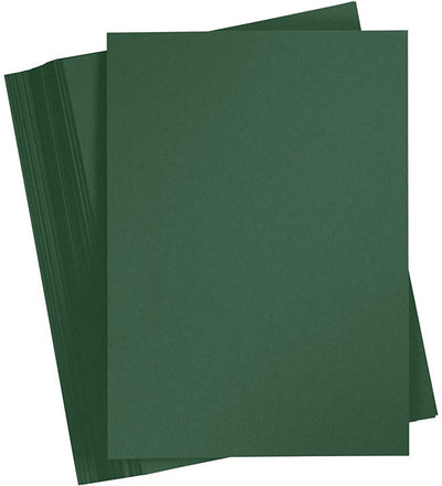 Carton coloré Creativ company, a4, feuille 210x297 mm, 180 gr, vert foncé, 100 feuilles 1 boîte