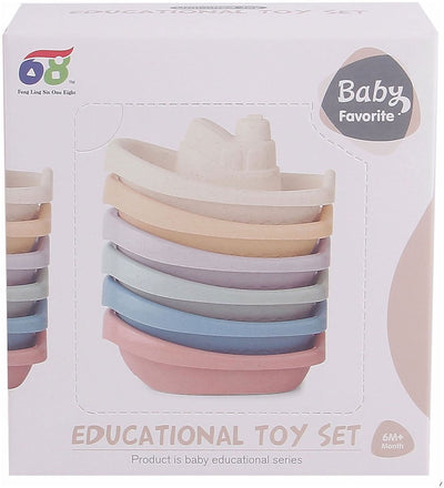 Bath Boats Pastel, 6dlg.