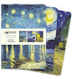 Collections de carnets midi Flame Tree - Vincent van Gogh lot de 3 carnets midi