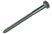 Mack 1017428 - boulon fileté à bois en acier galvanisé 1 pièce 10 x 140 mm | 10 pièces - afbeelding 1