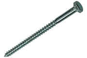 Mack 1017429 - boulon fileté à bois en acier galvanisé 1 pièce 10 x 160 mm | 10 pièces - afbeelding 1