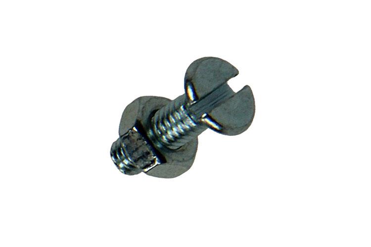 Mack 1017488 - vis à métal galvanisée. tête + écrou plaqué 30pcs m3 x 10 mm | 10 pièces
