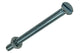 Mack 1017496 - vis à métal galvanisée. tête + écrou plaqué 9 pcs m4 x 50 mm | 10 pièces