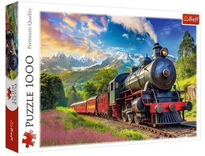 Intro Trefl Puzzle of Steam Train dans les montagnes 1000 pièces
