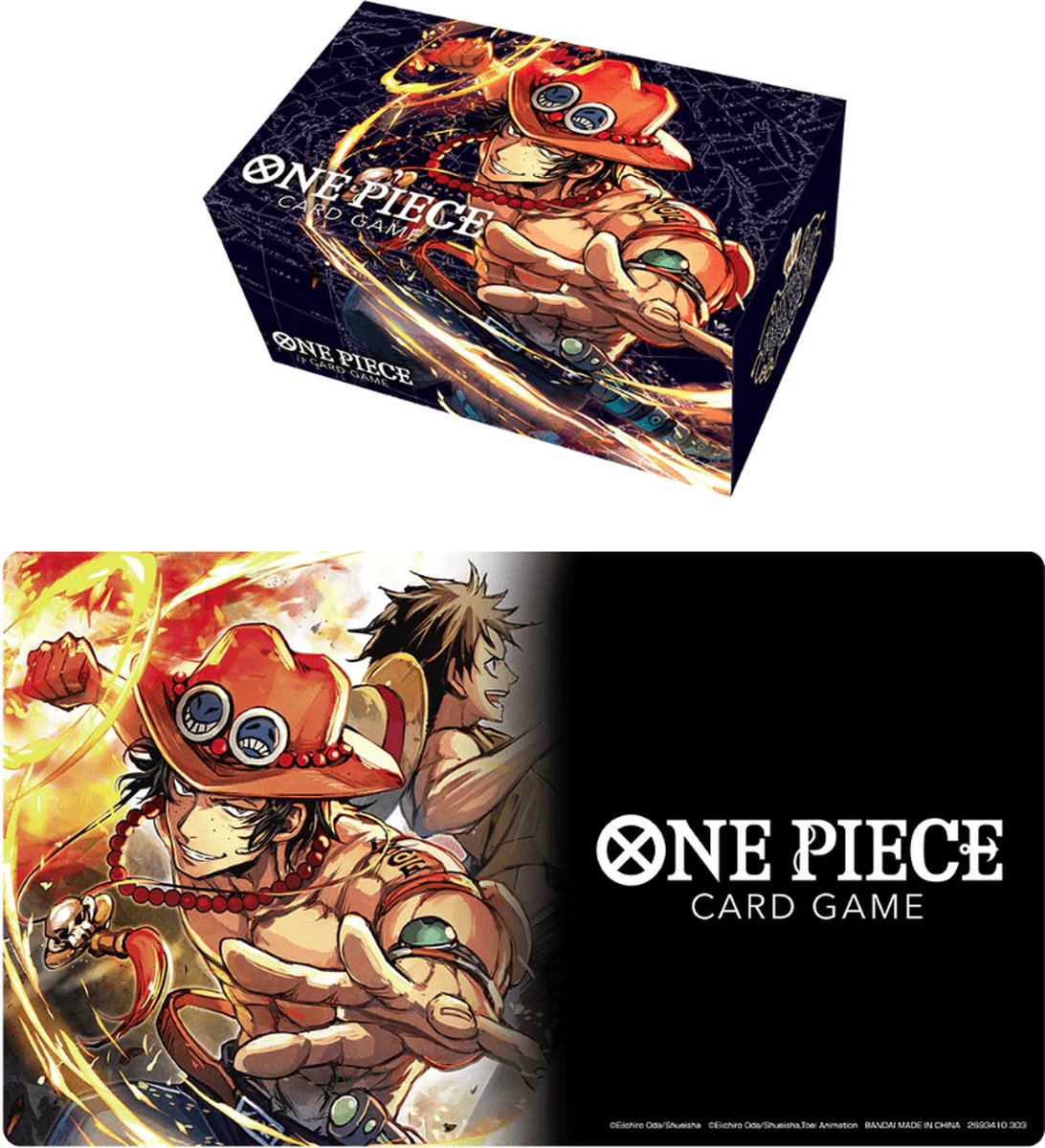Jeu de cartes One Piece - tapis de jeu et boîte de rangement - portgas.d.ace