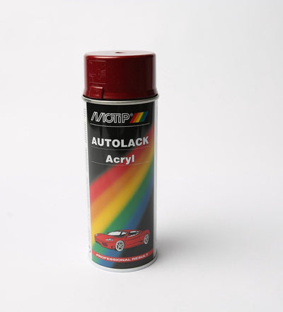 Motip 51498 - bombe aérosol de peinture automobile - rouge métallisé - 400ml