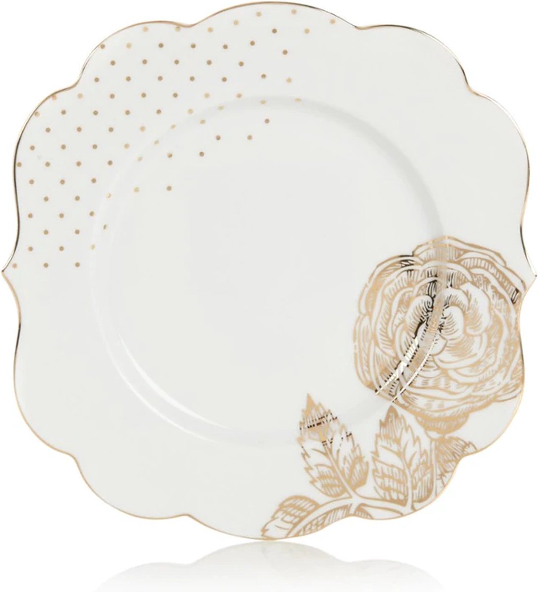 Pip studio assiette à gâteau blanc royal 17 cm (4x)