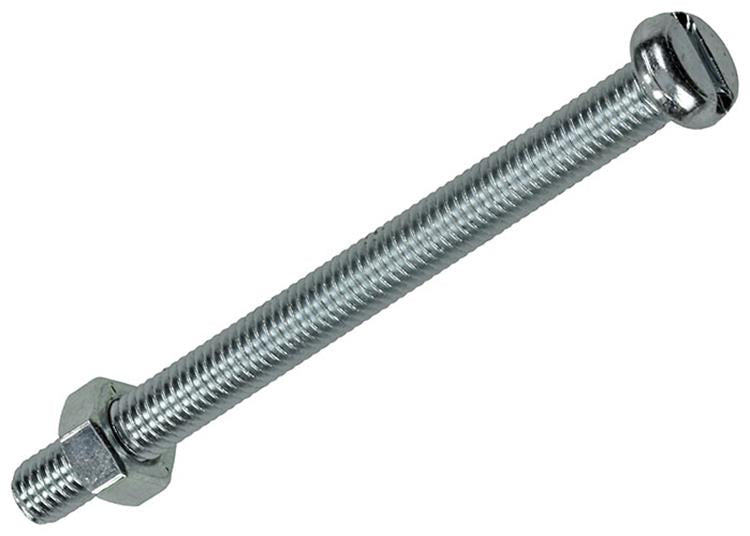 Mack 1017529 - vérin à vis métal. tête + écrou plaqué 6 pcs m5 x 60 mm | 10 pièces
