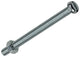 Mack 1017529 - vérin à vis métal. tête + écrou plaqué 6 pcs m5 x 60 mm | 10 pièces