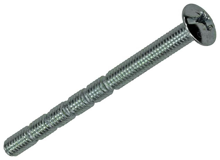 Mack 1017532 - vis à métal sécable galvanisée. 4 pièces m4 x 50 mm | 10 pièces