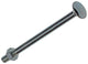 Mack 1017587 - boulon à bois + écrou en acier galvanisé 1 pièce m8 x 120 mm | 10 pièces