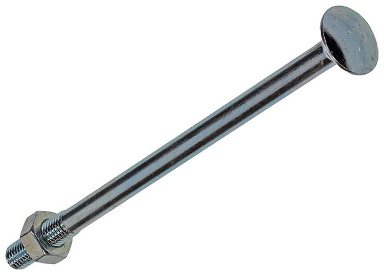 Mack 1017594 - boulon à bois + écrou en acier galvanisé 1 pièce m10 x 180 mm | 10 pièces