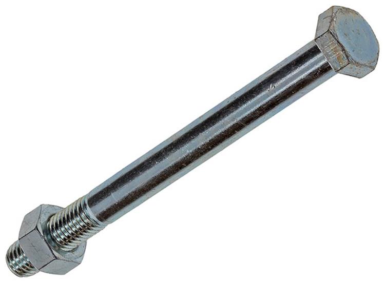 Mack 1017636 - boulon mécanique + écrou acier galvanisé 1 pièce m12 x 140 mm | 10 pièces