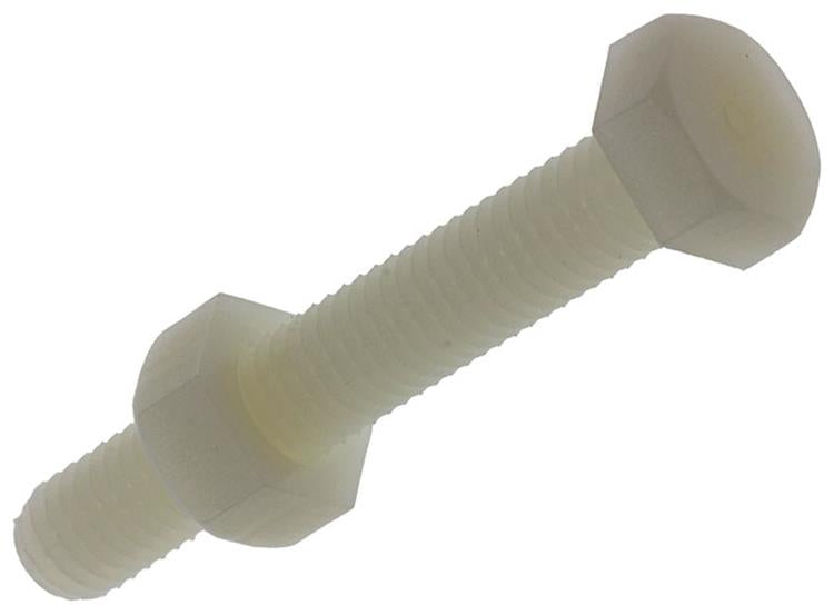 Mack 1017643 - boulon de robinet + écrou nylon 5 pcs m6 x 40 mm | 10 pièces