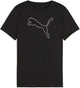 Puma tad ess cat logo tee g chemise de sport pour filles - noir