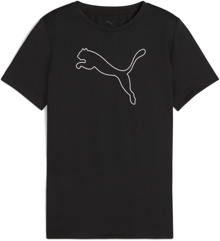 Puma tad ess cat logo tee g chemise de sport pour filles - noir