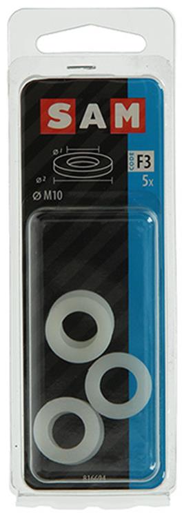 Mack 1017733 - rondelle nylon 5 pcs m10 | 10 pièces