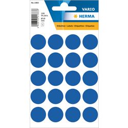 Points de marquage herma 1883 bleu foncé ø 19 mm 5 feuilles de 20 étiquettes