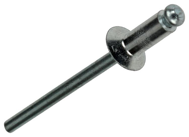 Mack 1020298 - 33 agrafes aveugles aluminium 4.0x10mm | 5 pièces