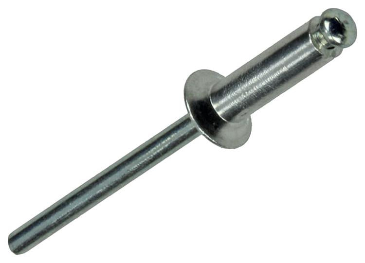 Mack 1020300 - 26 agrafes aveugles aluminium 4.0x14mm | 5 pièces