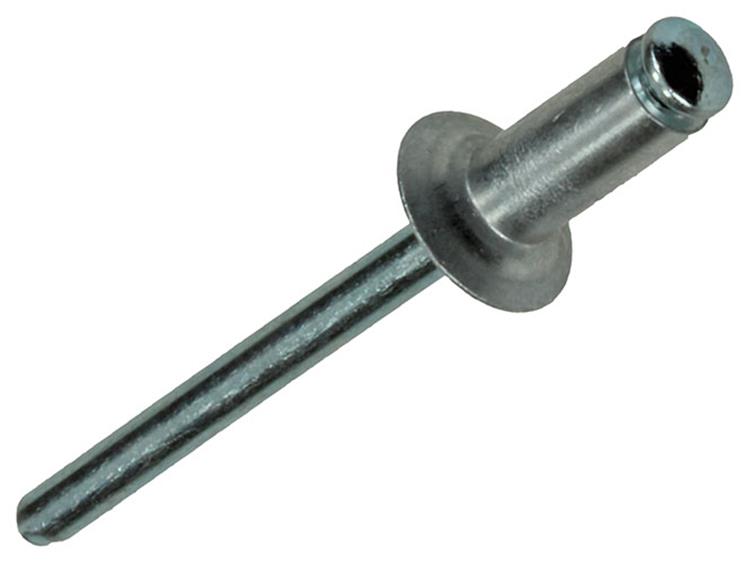 Mack 1020303 - 23 agrafes aveugles aluminium 4,8x12mm | 5 pièces