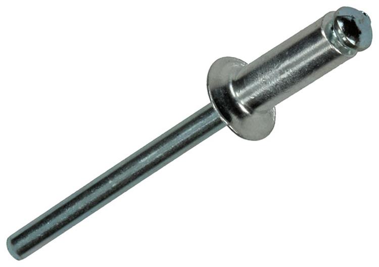 Mack 1020304 - 20 agrafes aveugles aluminium 4,8x14mm | 5 pièces