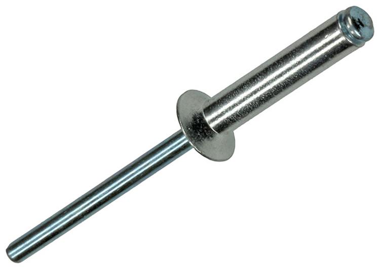 Mack 1020308 - 13 agrafes aveugles aluminium 4,8x24mm | 5 pièces