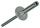 Mack 1020311 - 9 agrafes aveugles aluminium tête large 4,8x20mm | 5 pièces