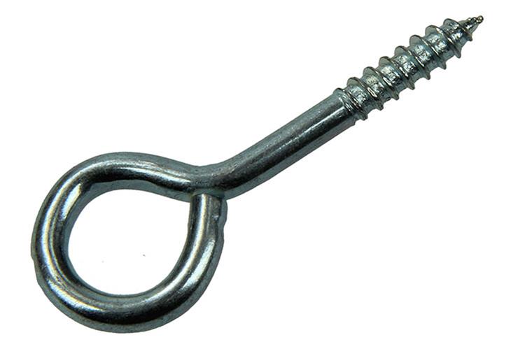 Mack 1017773 - oeil à vis en acier galvanisé 9 pcs 4,0 x 30 mm | 10 pièces