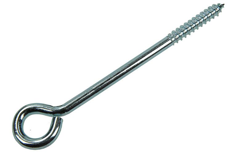 Mack 1017781 - oeil à vis en acier galvanisé 1 pièce8,0 x 140 mm | 10 pièces