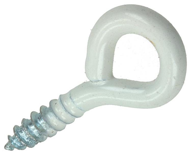 Mack 1017783 - oeil à vis acier blanc 10 pcs 2,5 x 12 mm | 10 pièces