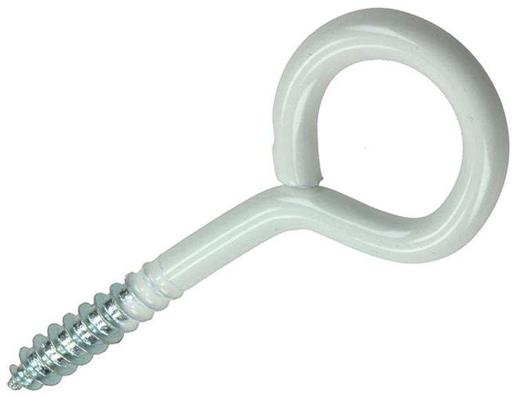 Mack 1017787 - oeil à vis acier blanc 2 pcs 5,0 x 35 mm | 10 pièces
