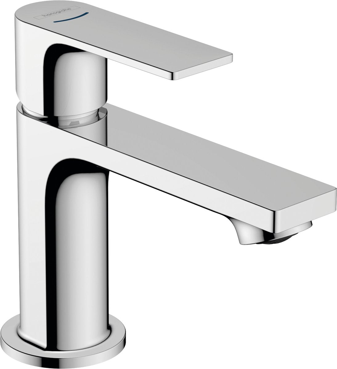 Hansgrohe rebris e - robinet de lavabo - robinet de WC - commande à levier unique - sans vidage - taille 80 mm - pour eau froide - chrome