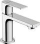 Hansgrohe rebris e - robinet de lavabo - robinet de WC - commande à levier unique - sans vidage - taille 80 mm - pour eau froide - chrome