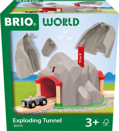 Ravensburger Brio World - 36044 Tunnel explosif | ensemble de trains jouets pour enfants à partir de 3 ans