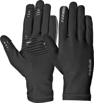 Gripgrab - insulator 2 gants de cyclisme printemps-automne thermiques à doigts longs sans rembourrage - noir - unisexe - taille XL